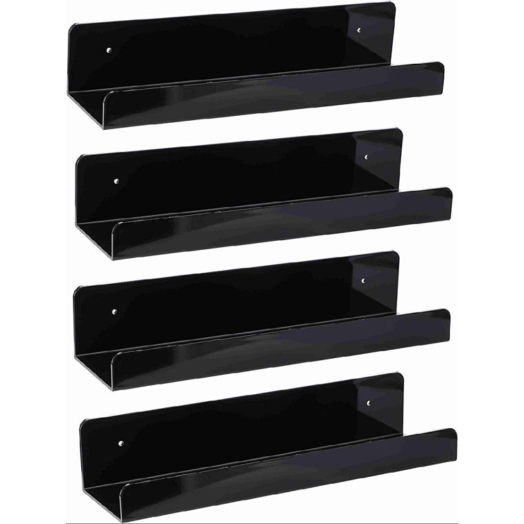 Latitude Run® 4 Piece Acrylic Picture Ledge Wall Shelf Wayfair